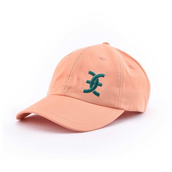 Left view of orange sports baseball cap KN2103012