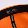 The sweatband of orange women's baseball hat SFA-210409-2