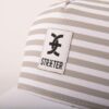 the woven label on the striped baseball hat SFG-210322-6