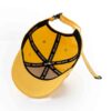 the inner designs of the yellow cotton twill baseball cap SFG-210322-5