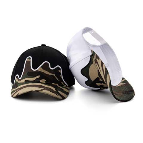 black and white camo baseball cap for women and men SFG-210316-3