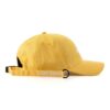 long back tail on the yellow cotton twill baseball cap SFG-210322-5