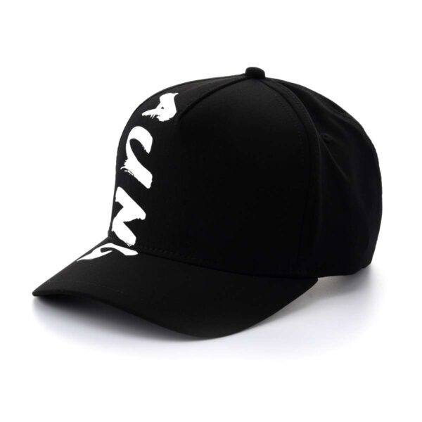 the left side of the black casual baseball cap SFG-210322-3