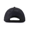 the plastic snap closure on the washed baseball cap dark gray SFA-210329-1