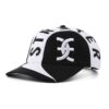 the side of black-white khaki baseball cap SFA-210331-1