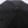 the top crown of the dark gray washed baseball cap SFA-210329-1