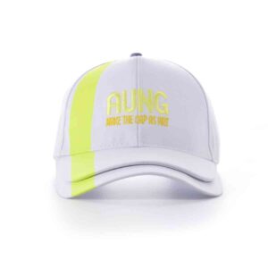 unisex black and white baseball cap from Aung Crown SFG-210311-1