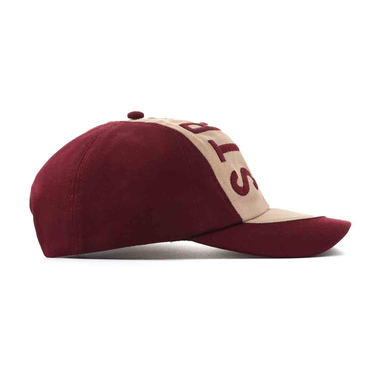 unisex red khaki baseball cap SFA-210331-1