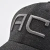 3D embroidery letters on the dark gray off white baseball cap KN2012122