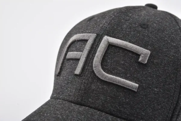 3D embroidery letters on the dark gray off white baseball cap KN2012122