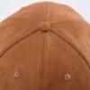 6-panel brown suede baseball cap KN2102021