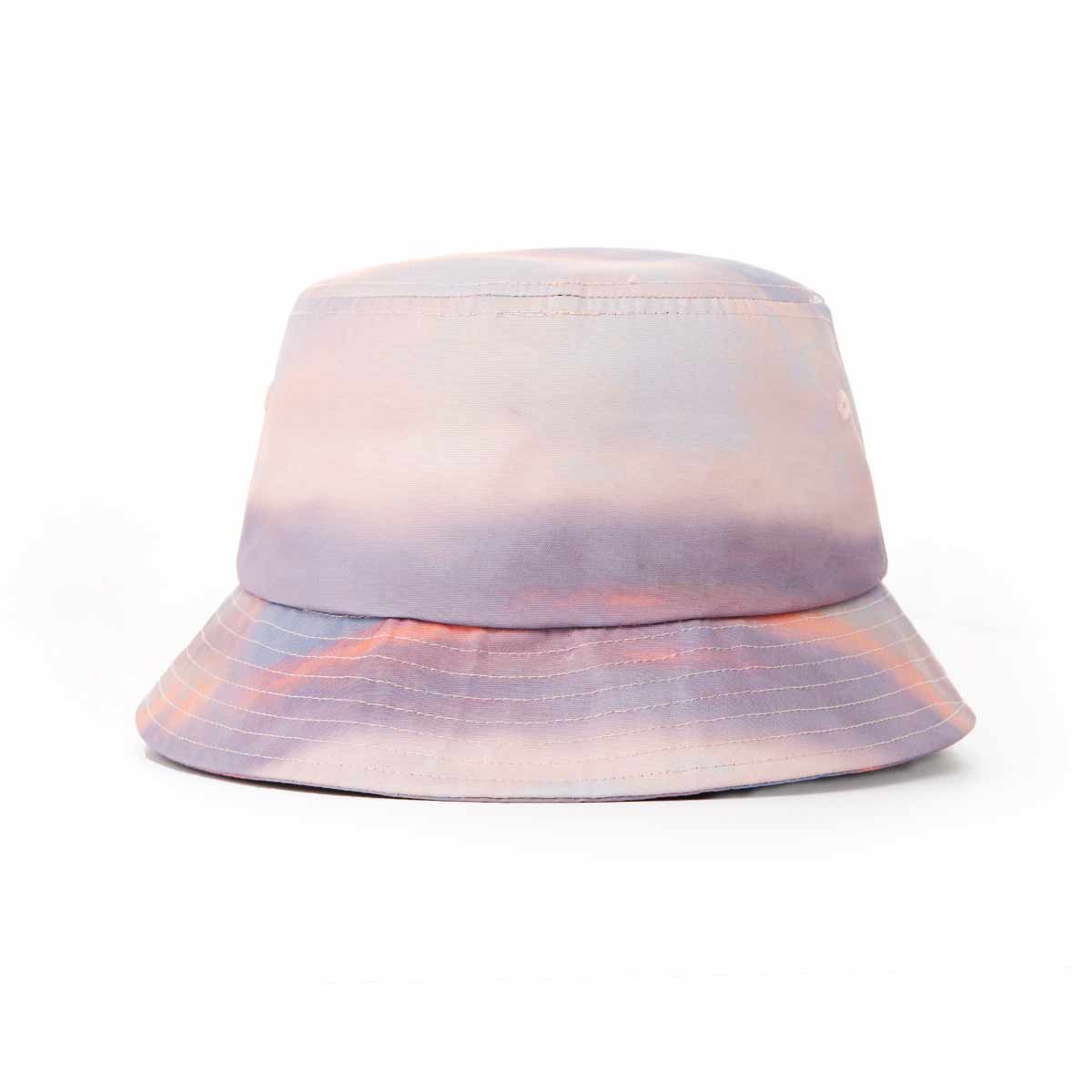 Aung Crown Hawaiian bucket hat at the back view SFG-210429-5 Aung Crown Hawaiian bucket hat at the back view SFG-210429-5