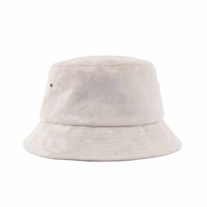 Aung Crown beige bucket hat with a short narrow-down brim SFG-210317-6