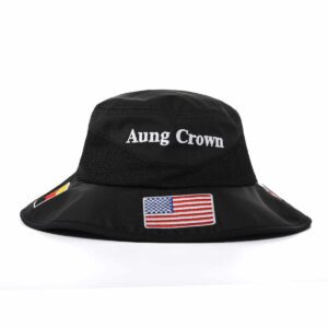 Aung Crown black bucket hat safari KN2101284