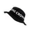 Aung Crown black cotton bucket hat for women and men KN2102035