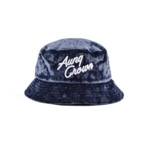 Aung Crown blue designer bucket hat womens KN2012231