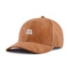 Aung Crown brown suede baseball cap KN2102021