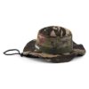 Aung Crown camo mesh brim bucket hat with chin straps KN2101262