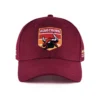 Aung Crown claret adjustable baseball cap KN2012082