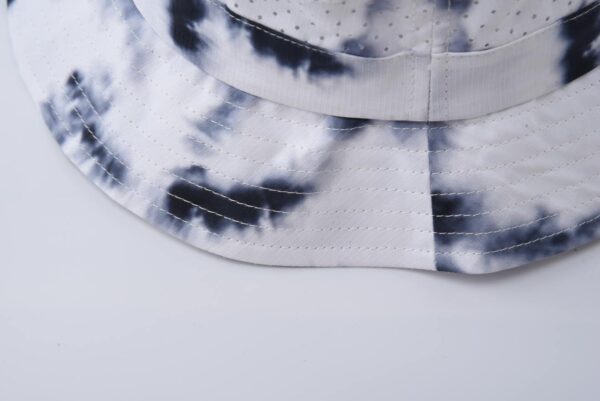 Aung Crown cow bucket hat with a short narrow-down brim SFG-210420-5