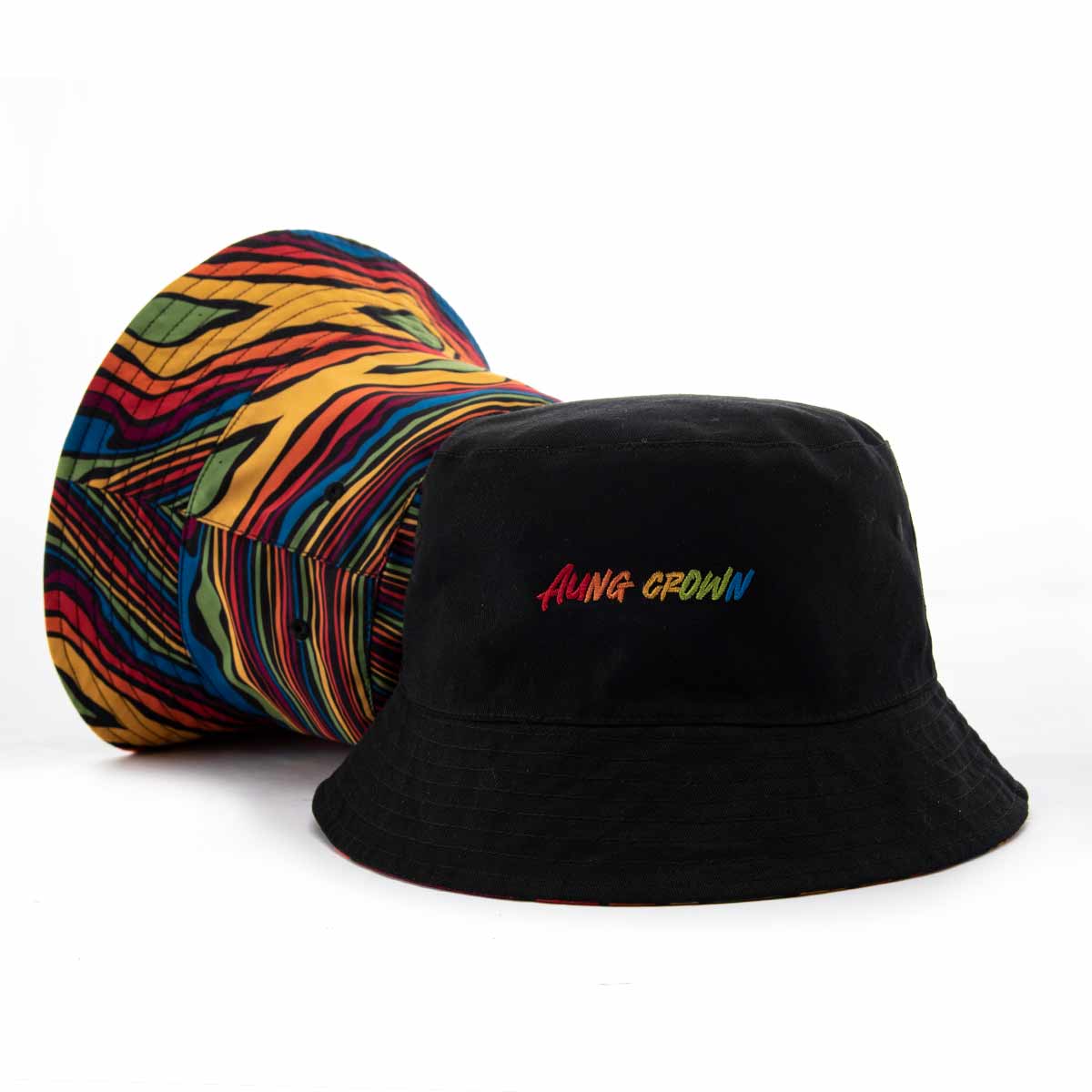 Aung Crown reversible bucket hat SFG-210428-1