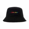 Aung Crown reversible bucket hat at the black side SFG-210428-1