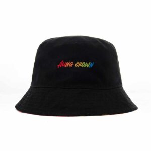 Aung Crown reversible bucket hat at the black side SFG-210428-1