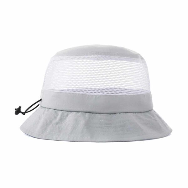 Aung Crown mesh bucket hat at the side view SFG-210318-1