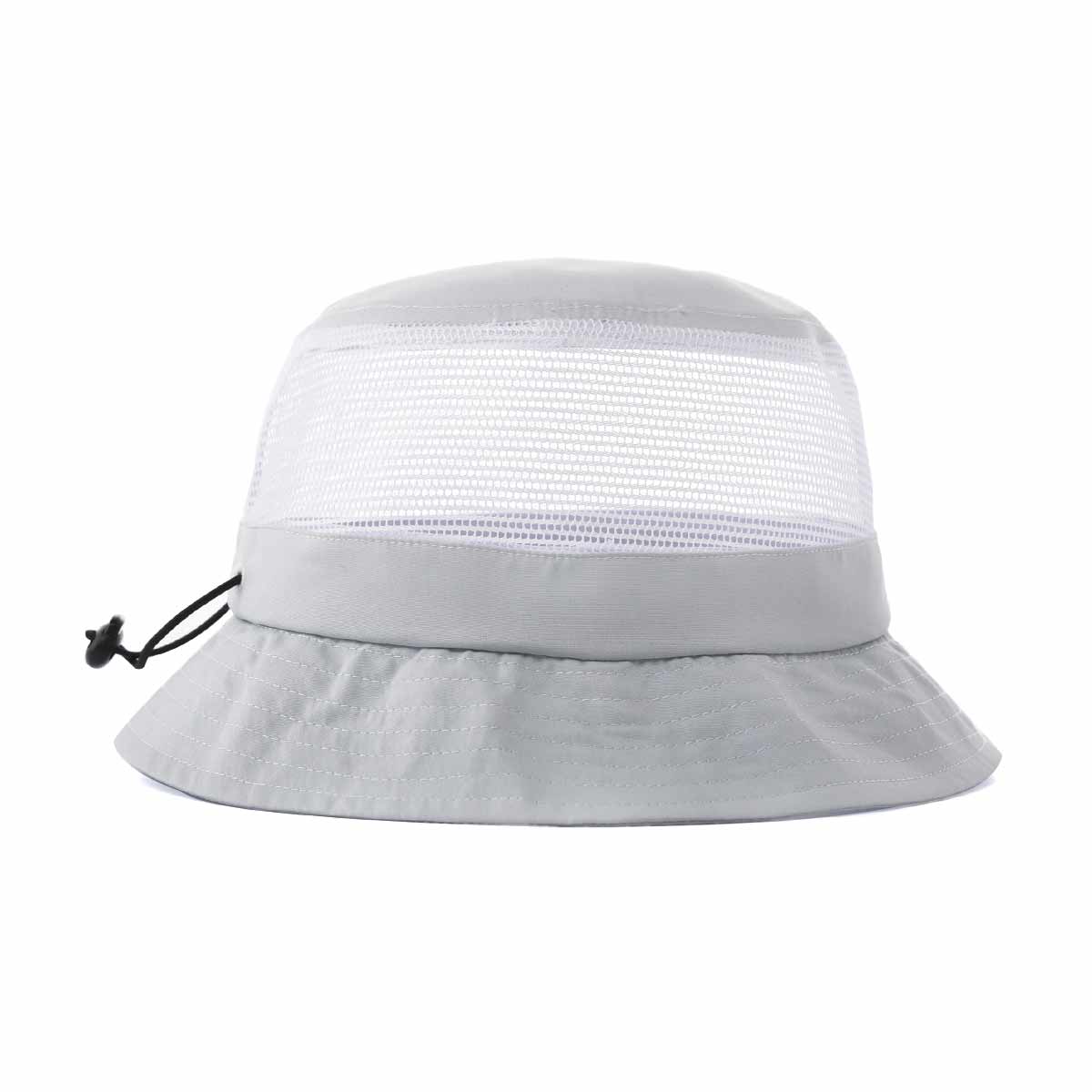 Aung Crown mesh bucket hat at the side view SFG-210318-1 Aung Crown mesh bucket hat at the side view SFG-210318-1