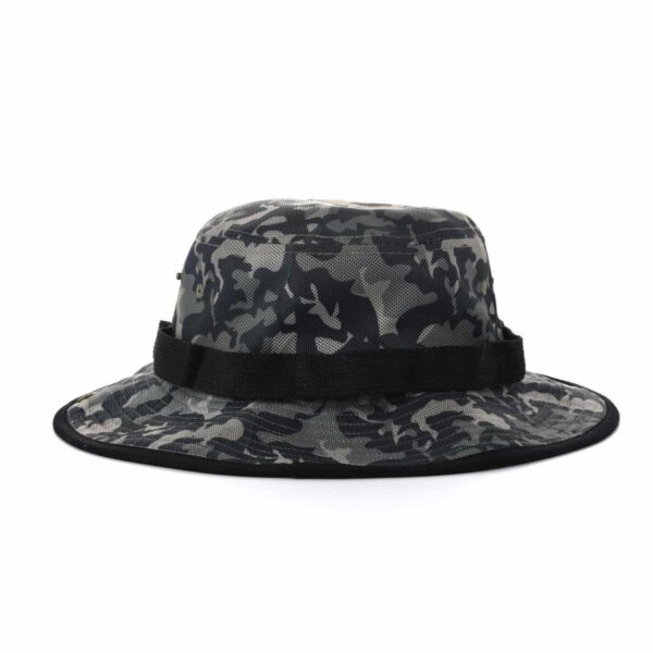 Aung Crown outdoor camo bucket hat with a wide brim SFG-210420-1