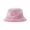 Aung Crown pink winter bucket hat at the backside KN2102072