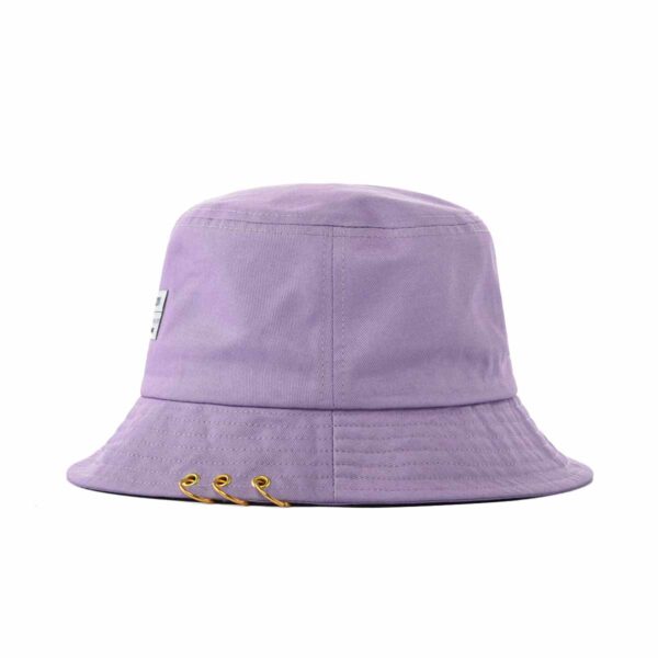 Aung Crown purple woven bucket hat SFA-210406-1