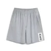 Aung Crown unisex summer gray shorts with side pockets SFZ-210420-2