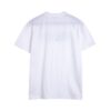 Aung Crown white short sleeve t-shirt with a solid back SFZ-210420-7