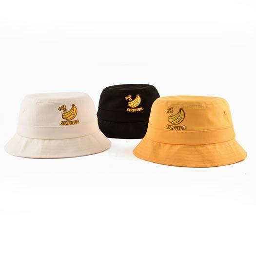 Streeter casual short brim bucket hat in 3 colors KN2101263