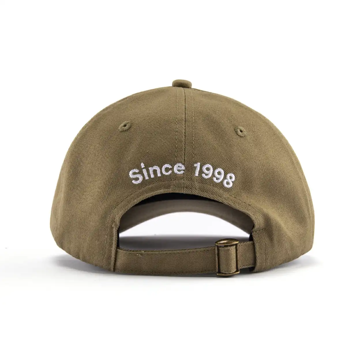 back side of the olive green baseball cap dad cap KN2101051 back side of the olive green baseball cap dad cap KN2101051
