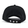 black canvas baseball cap dad cap metal buttons closure KN2102031