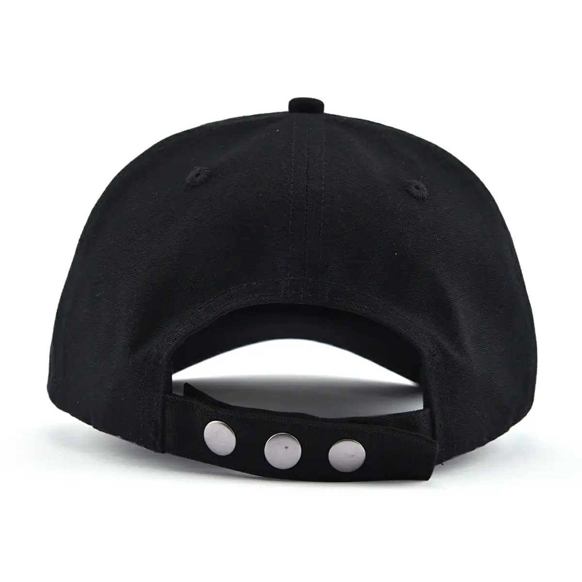 black canvas baseball cap dad cap metal buttons closure KN2102031 black canvas baseball cap dad cap metal buttons closure KN2102031