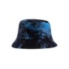 blue-black tie-dye knit bucket hat SFG-210512-1