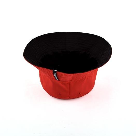 double-sided red and black bucket hat KN2012043