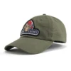 left view for the army green baseball cap dad cap KN2101051