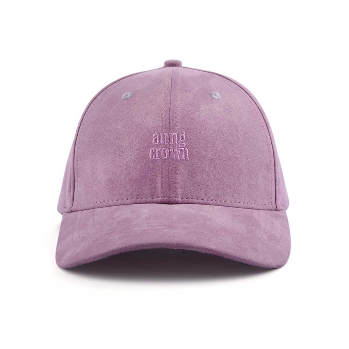 light purple suede baseball cap KN2102021