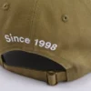 olive green baseball cap dad cap tri-glide slide buckle closure view KN2101051