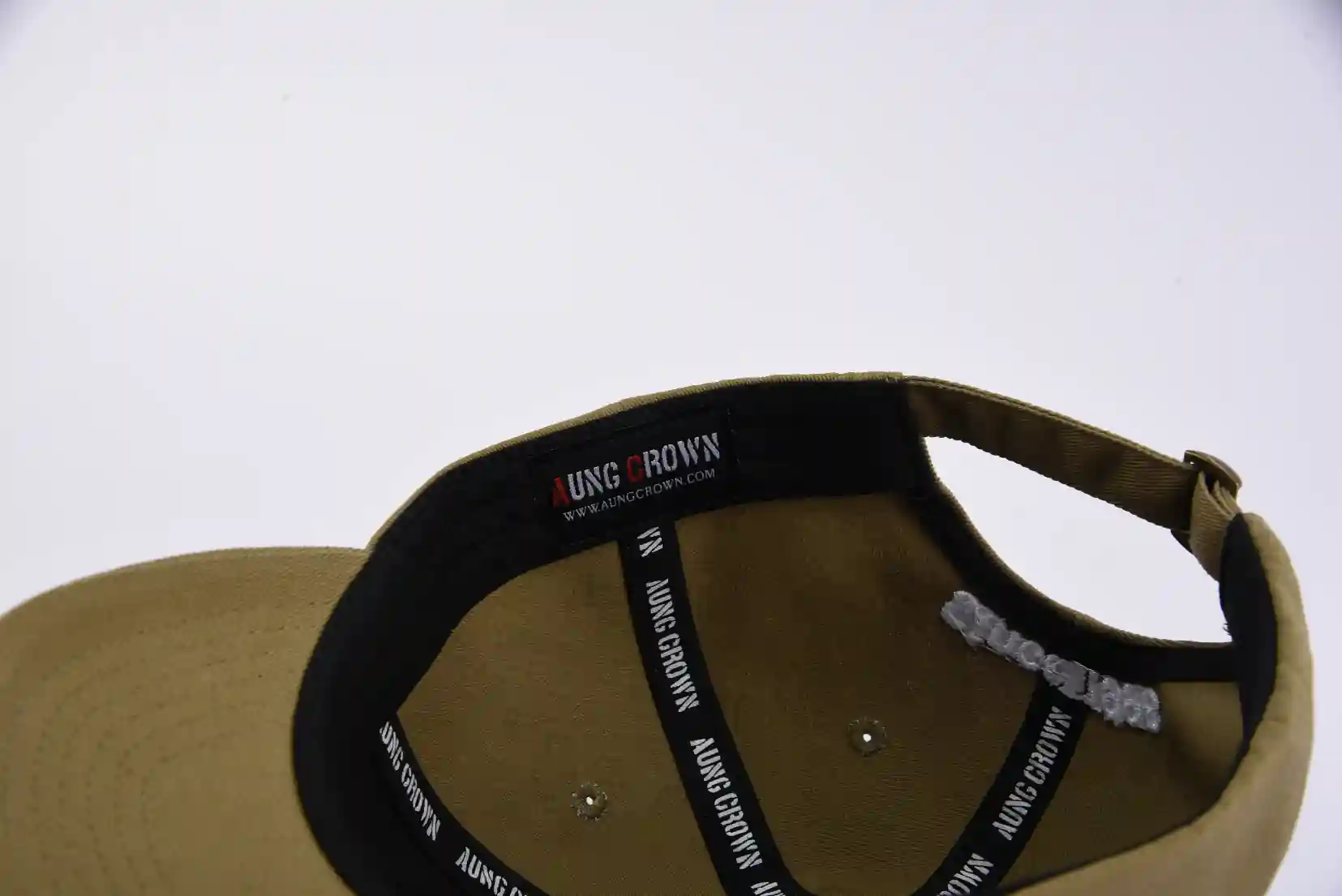 olive green baseball cap dad cap wicking sweatband view KN2101051 olive green baseball cap dad cap wicking sweatband view KN2101051