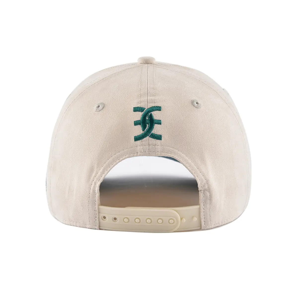 the back side of the beige outdoor baseball cap KN2012163