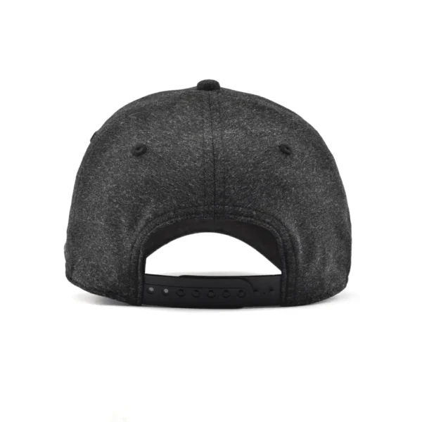 the back side of the dark gray off white baseball cap KN2012122