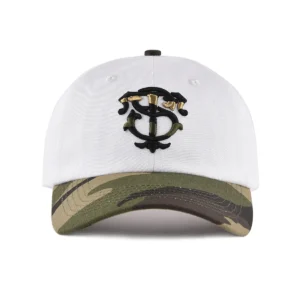 the front side of the twill baseball cap KN2012301-1