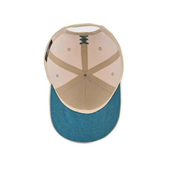 the inner designs of the beige outdoor baseball cap KN2012163