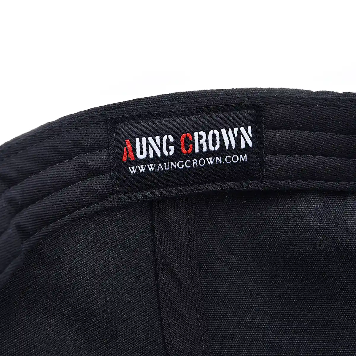 the inner sweatband of the black canvas baseball cap dad cap KN2102031 the inner sweatband of the black canvas baseball cap dad cap KN2102031