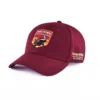 the side view of the claret baseball cap KN2012082